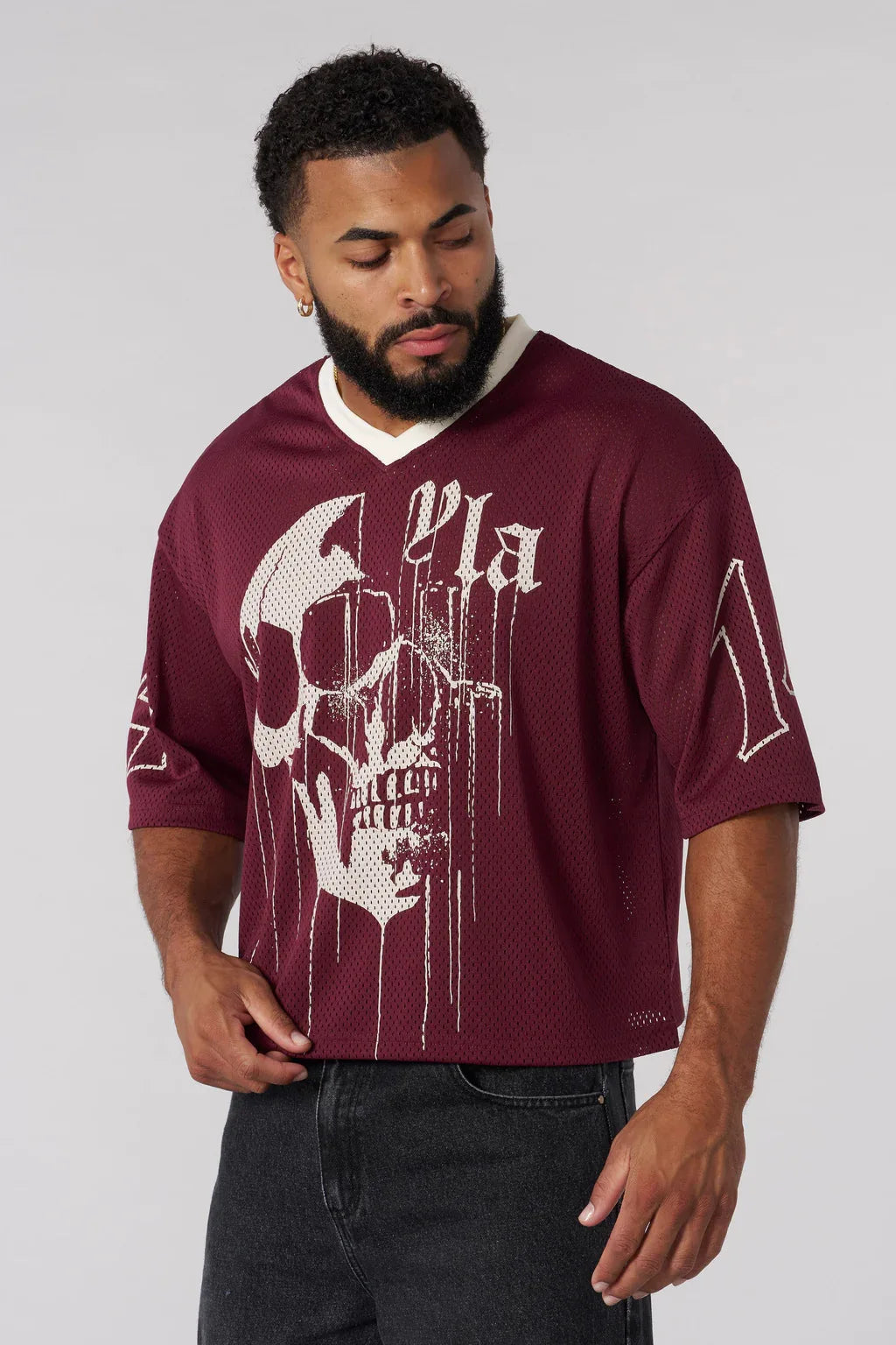 YOUNG LA Men’s Large Mesh T-shirt (Basketball & Fitness)