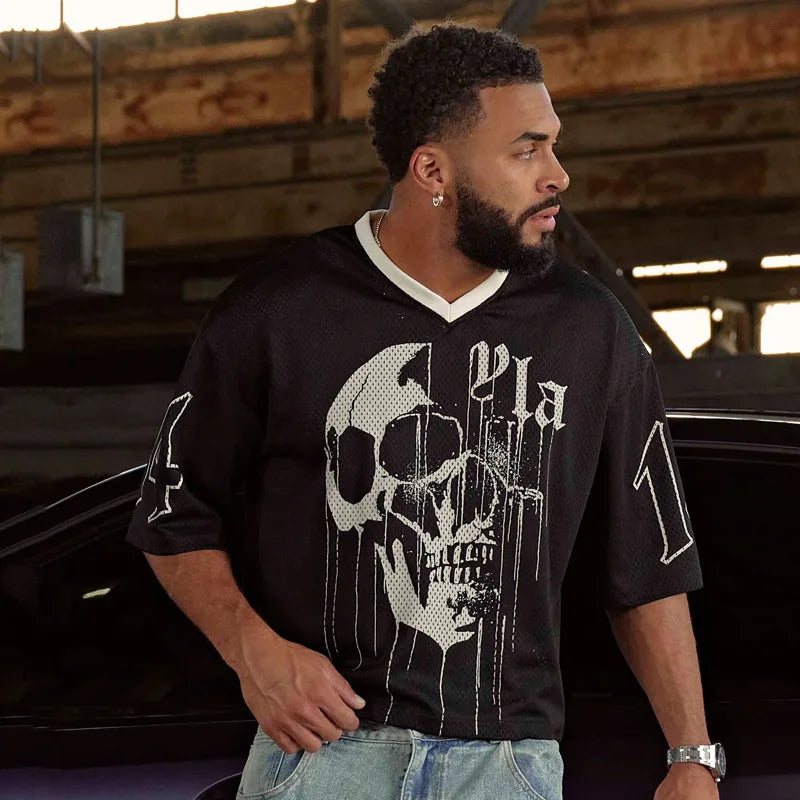 YOUNG LA Men’s Large Mesh T-shirt (Basketball & Fitness)