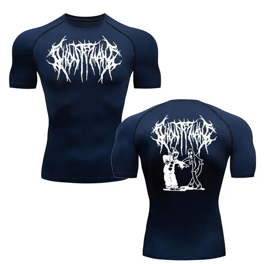 Fashion Printed Fitness T-Shirt